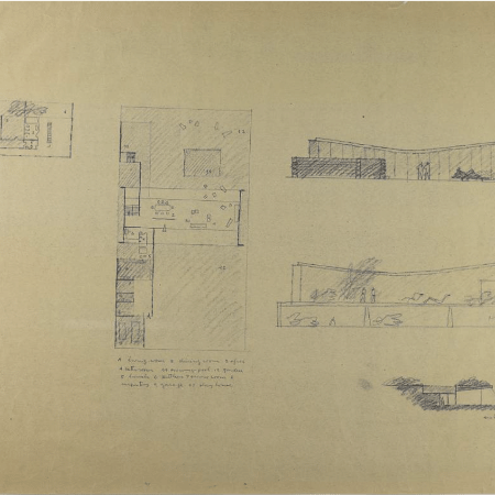 Casa Strick, esboço de Niemeyer