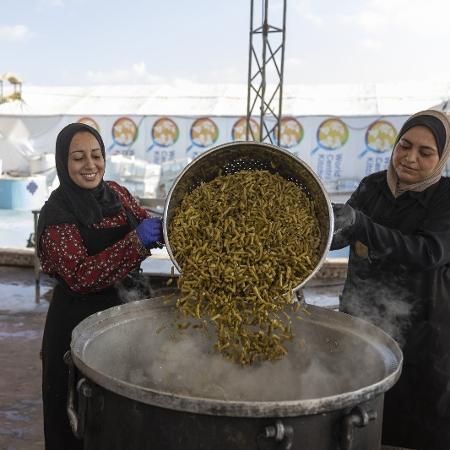  2024 - Cozinha da WCK fornece alimentos à população em Gaza - WCK/Reprodução - WCK/Reprodução