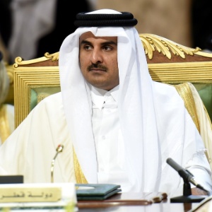 O emir do Qatar, o xeque Tamim bin Hamad al-Thani - Fayez Nureldine/AFP