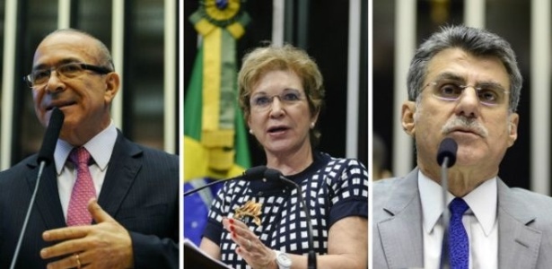 Eliseu Padilha, Marta Suplicy e Romero Jucá dizem quais motivos levaram seu partido a deixar o governo Dilma Rousseff - Ag. Brasil/Montagem BBC