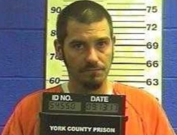 Sean Haller foi preso após invadir casa com dois engradados de cerveja - York County Prison