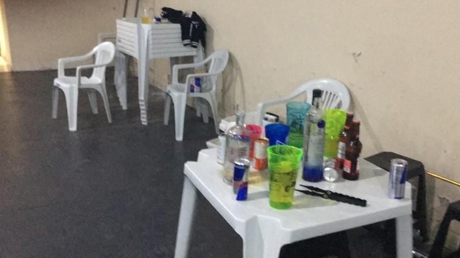 Regada a drogas e bebidas alcoólicas, festa contou com a presença de três menores de idade - Divulgação/Departamento de Comunicação