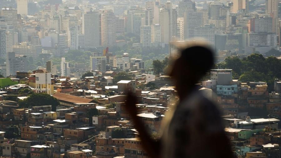 17.mai.2020 - Favela Aglomerado da Serra, em Belo Horizonte (MG) - Pedro Vilela/Getty Images