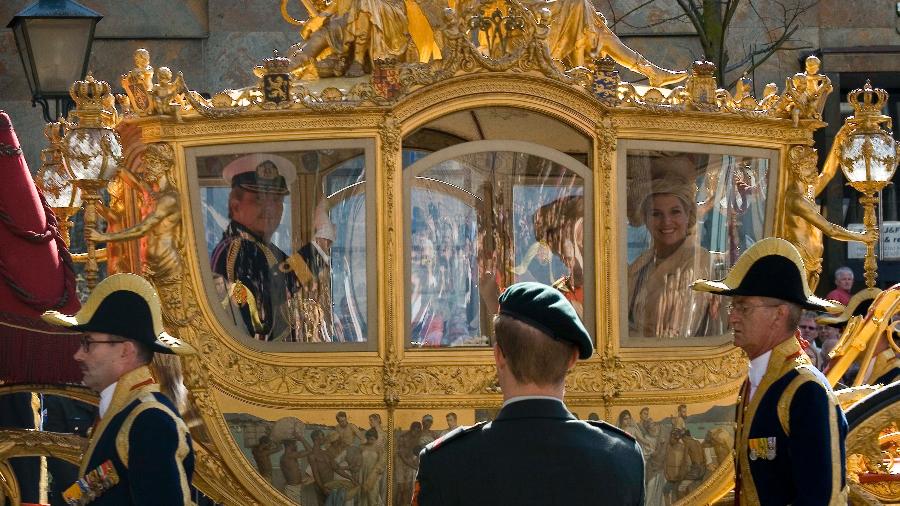 O rei holandês Willem-Alexander pode parar de usar sua "carruagem de ouro" - Reprodução/Flickr