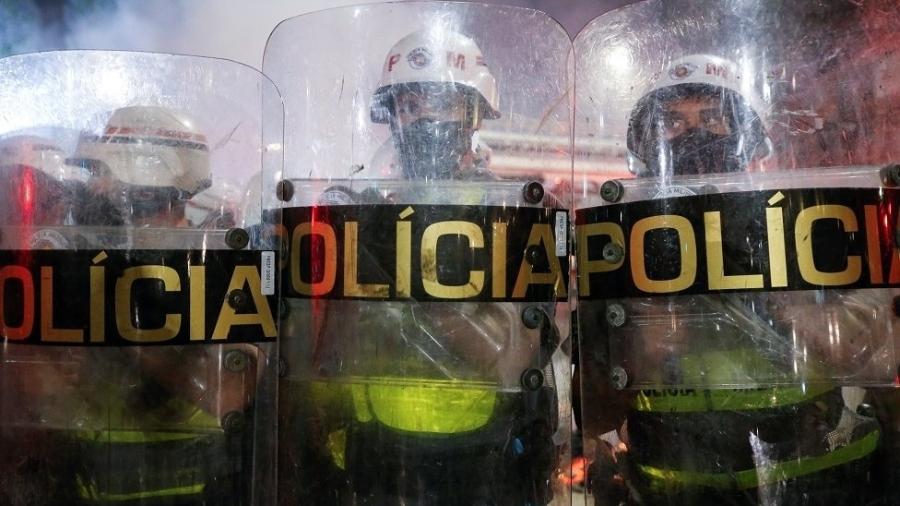 Possível participação de policiais em atos pró-Bolsonaro de 7 de setembro é vista com preocupação devido à politização nos quartéis - Reuters