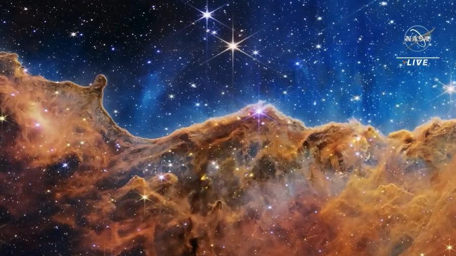 Novas estrelas capturadas no Universo profundo pelo telescópio James Webb - Reprodução/Nasa