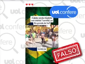 Vídeo não mostra equipe da Globo sendo hostilizada no RS; caso é de 2018