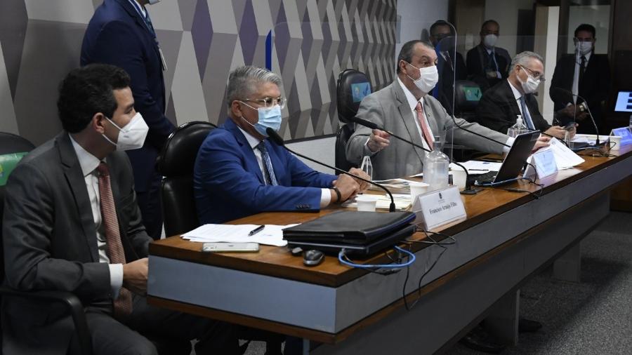 Francisco Araújo Filho, ex-secretário de saúde do DF, foi um dos últimos a depor na CPI antes de 7 de setembro - Divulgação/Senado Federal