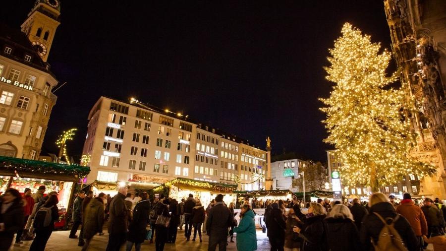 Mercado de Natal em Munique, na Alemanha, já foi cancelado este ano - Divulgação/Monica Garduno/Prefeitura de Munique