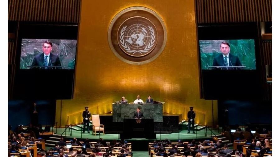 Sessão de debates da Assembleia Geral da ONU