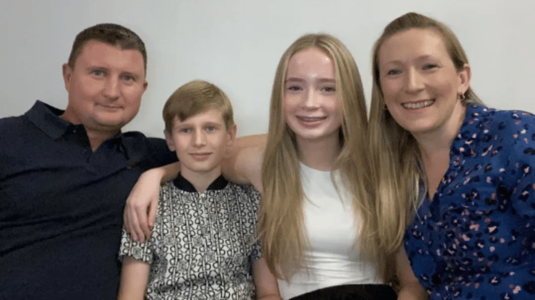 His father, Jason, who runs a land care business, said today's history is really important to the family - Charlotte Saunders/SWNS - Charlotte Saunders/SWNS