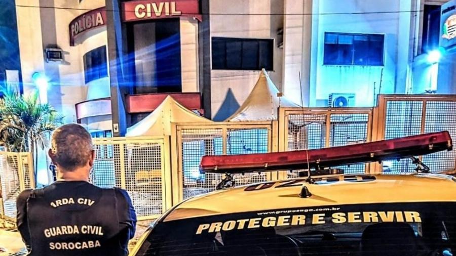 Segundo Guarda Municipal de Sorocaba, homem tentou fugir, mas foi preso em flagrante após breve perseguição - Prefeitura de Sorocaba/Reprodução