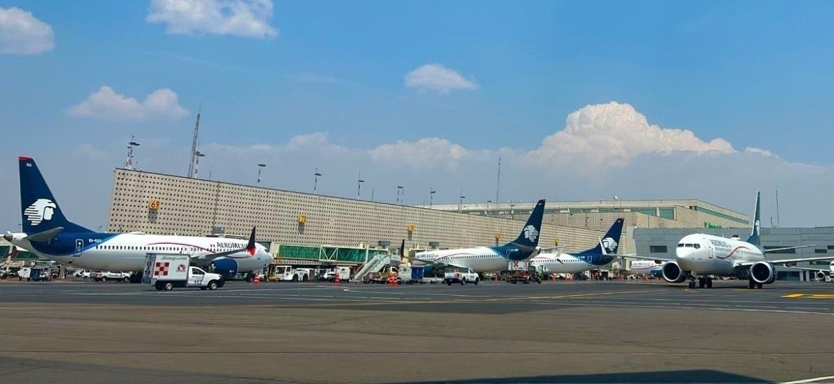 Aeroporto foi fechado temporariamente por causa de vulcão - Divulgação/ Aeroporto de Cidade do México