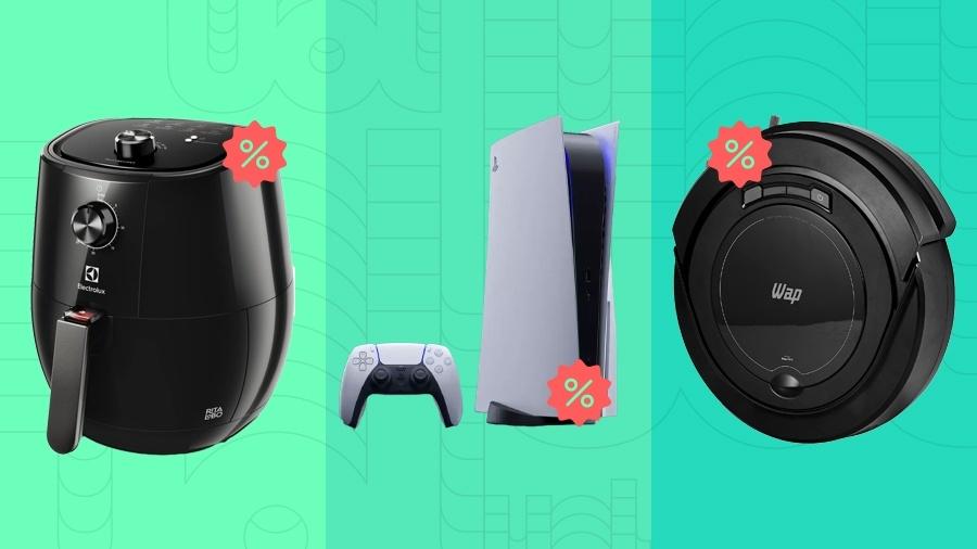 Esquenta Prime Day tem PS5, air fryer, robô aspirador e mais produtos com descontos