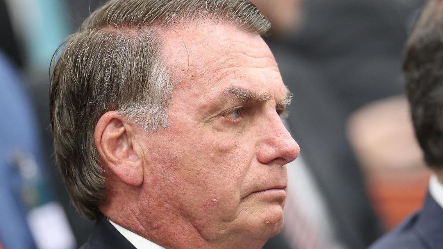 O ex-presidente Jair Bolsonaro acompanha julgamento no STF O ex-presidente Jair Bolsonaro acompanha julgamento no STF
