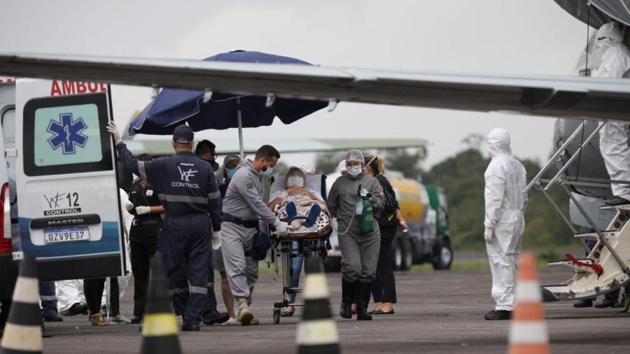 Governo do Amazonas transfere paciente para Curitiba em avião da FAB - Lucas Silva/Secom/Governo do Amazonas