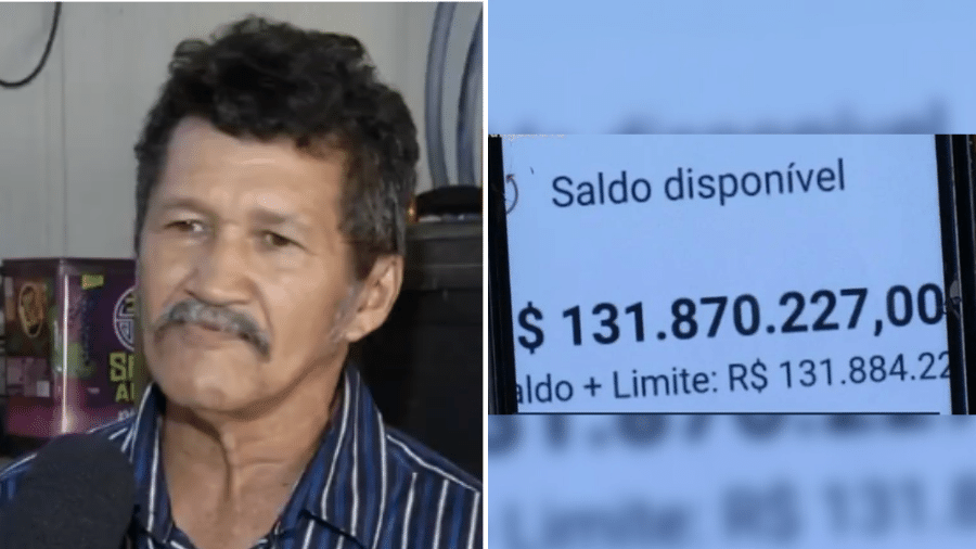 O motorista de turismo Antônio Pereira do Nascimento, de 58 anos, ficou chocado ao ver que tinha se tornado milionário - Reprodução/TV Anhanguera/TV Globo