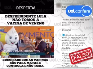 É falso que Alckmin jogou dose fora antes de vacinar Lula contra covid-19