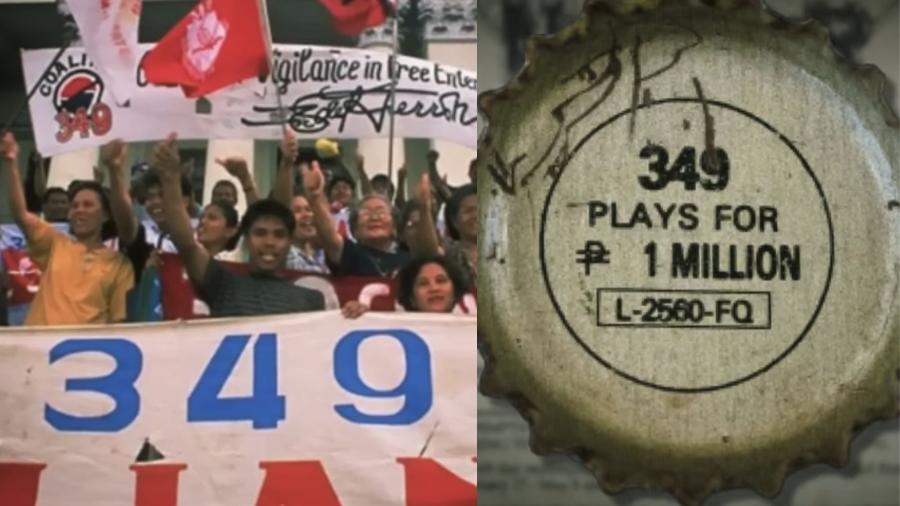 Promoção da Pepsi gerou protestos nas Filipinas; ao lado, tampinha 'premiada' Promoção da Pepsi gerou protestos nas Filipinas; ao lado, tampinha 'premiada'