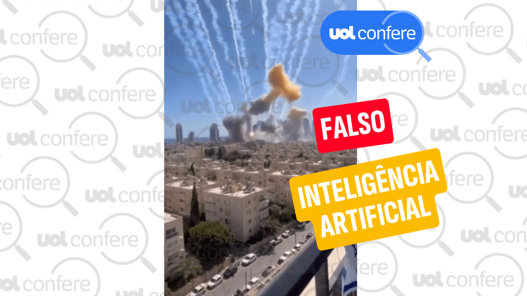 É falso vídeo de suposto bombardeio em Tel Aviv; conteúdo foi criado por IA