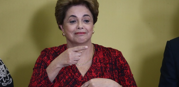 A presidente Dilma Rousseff, durante cerimônia no Planalto - Wilton Júnior/Estadão Conteúdo