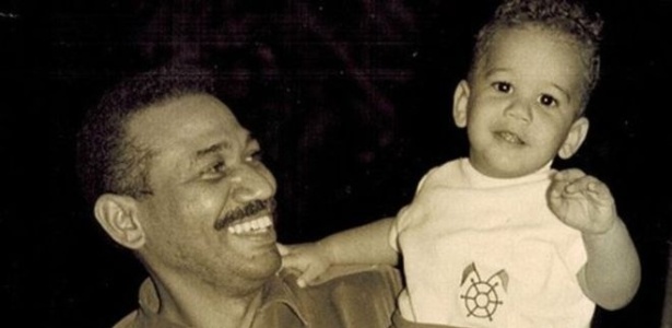 Juan Juan Almeida e seu pai, o herói da Revolução Cubana Juan Almeida  - Arquivo pessoal