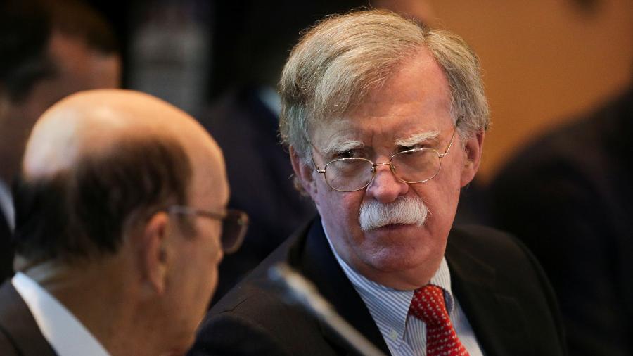O conselheiro de Segurança Nacional da Casa Branca, John Bolton, participa de reunião para discutir a crise política na Venezuela em Lima, no Peru - Guadalupe Pardo/Reuters