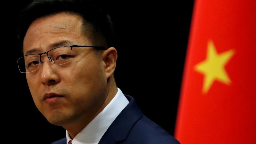 Zhao Lijian, porta-voz do Ministério das Relações Exteriores de Pequim, pediu para os Estados Unidos rejeitarem "mentalidade de Guerra Fria e de viés ideológico" - Reuters