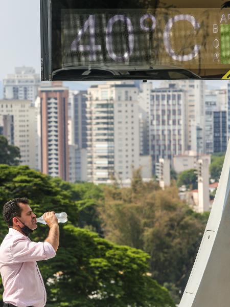 Temperaturas podem bater 40ºC no estado de São Paulo até o sábado (3) - MARCELO D. SANTS/ESTADÃO CONTEÚDO