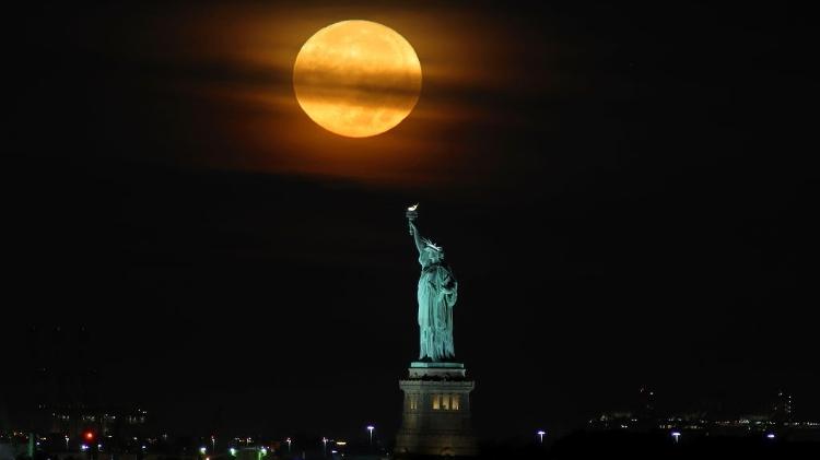 Lua da Colheita - Gary Hershorn/Getty Images - Gary Hershorn/Getty Images