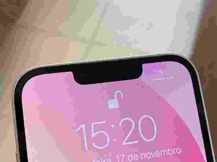 Entalhe do iPhone 13 - Lucas Carvalho/Tilt - Lucas Carvalho/Tilt