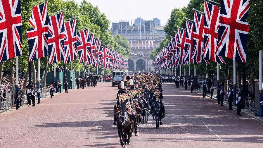 Celebração do Jubileu de Platatina da Rainha Elizabeth II, no Reino Unido - Richard Pohle/Pool via REUTERS
