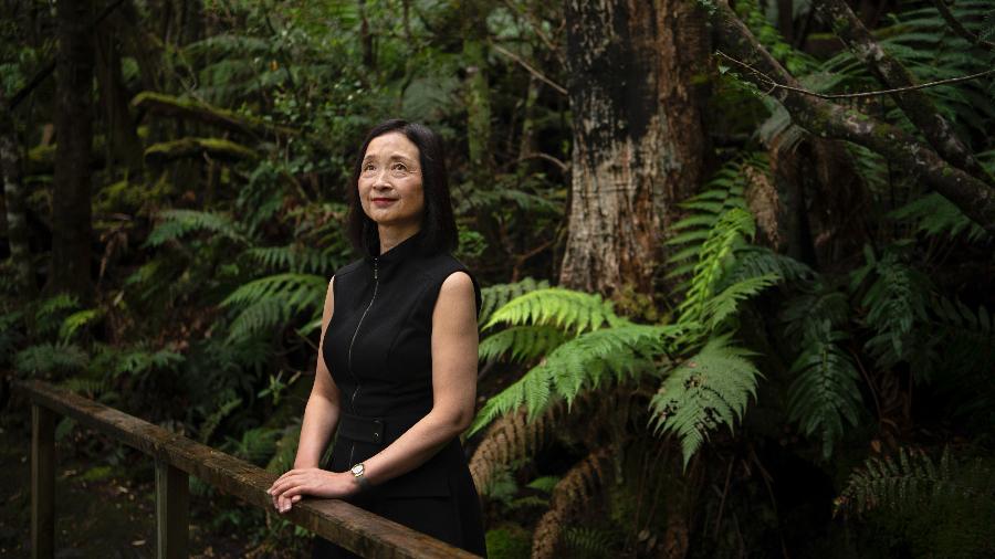 Yongbei Tang se candidatou a vereadora em Hobart, na Austrália - Matthew Abbott/The New York Times