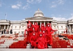 Londres tem protesto contra mortes de indígenas brasileiros por covid-19 - REUTERS/John Sibley 