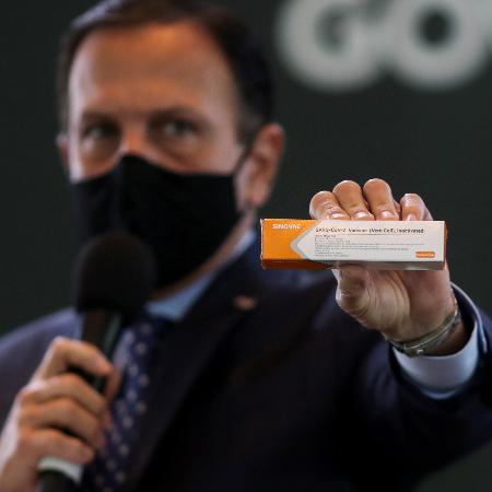 Doria aposta na vacina contra o novo coronavírus para entrar na campanha de candidatos do interior do estado - AMANDA PEROBELLI/Reuters