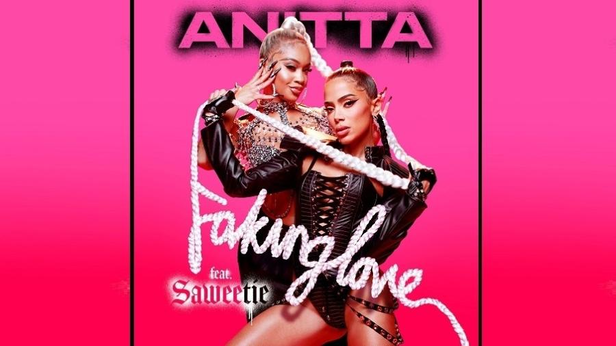 Anitta liberou o clipe de "Faking Love", parceria com a rapper Sawettie - Divulgação