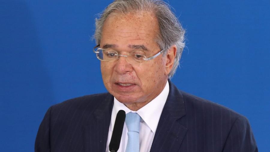 Ministro da Economia, Paulo Guedes, pediu o apoio do funcionalismo à reforma administrativa, que prevê uma reformulação no RH do Estado - Valdenio Vieira/PR