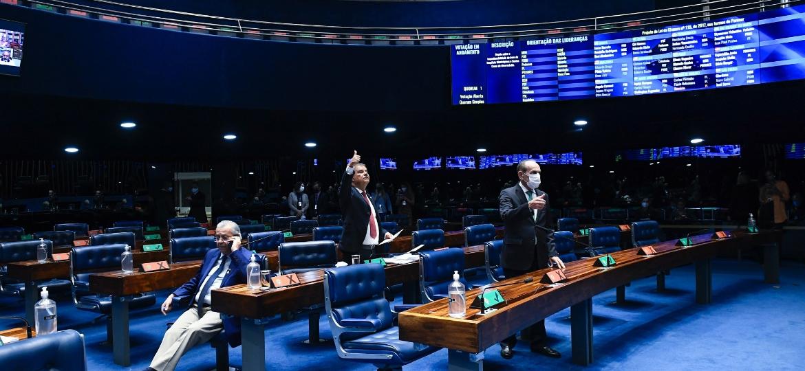Imagem ilustrativa mostra o plenário do Senado Federal, em Brasília - Roque de Sá/Agência Senado