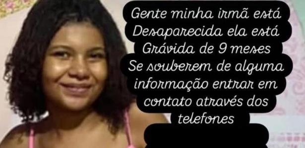 Casal suspeito de matar adolescente grávida postou foto de bebê da vítima