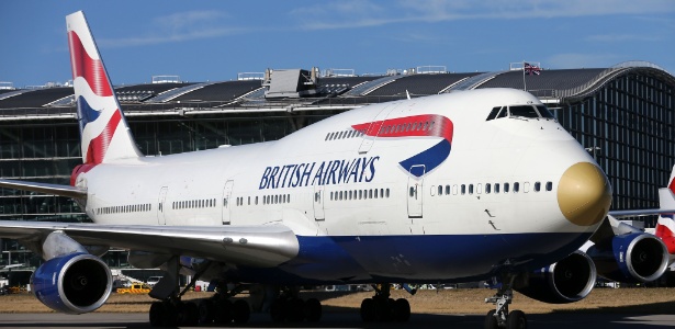 Modelo de Boeing 747 semelhante aos jatos leiloados - Justin Tallis/AFP