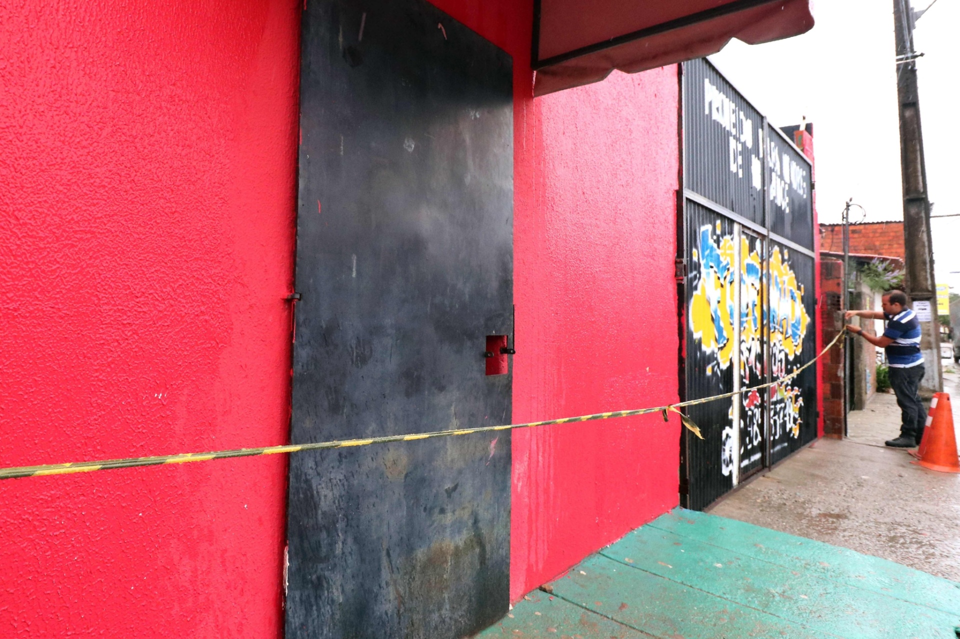 27.jan.2018 - Disputa entre facções em Fortaleza termina em chacina em uma casa de shows na madrugada deste sábado - Rodrigo Carvalho/AFP