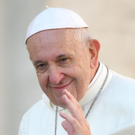 Papa Francisco acena para fiéis em Roma - Alberto Pizzoli/AFP