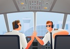 Quais as diferenças entre um comandante e um copiloto de avião? - Freepik