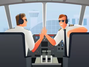 Quais as diferenças entre um comandante e um copiloto de avião?