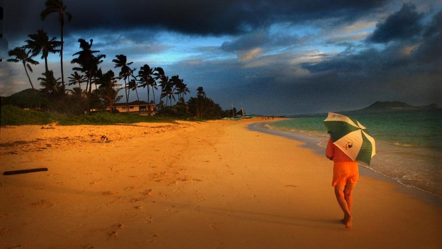 Praia de Lanikai, na ilha de Kailua, no Havaí (imagem de arquivo) - Reuters Photographer