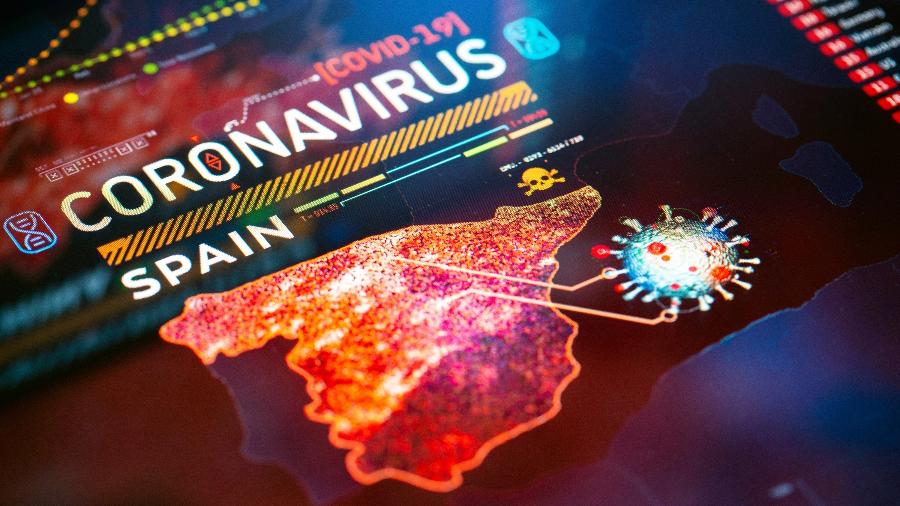 Espanha foi um dos países mais atingidos pela pandemia - Getty Images