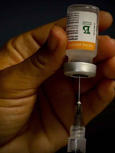Atualmente, vacina contra covid-19 está liberada para maiores de 6 anos - Aloisio Mauricio/FotoArena/Estadão Conteúdo