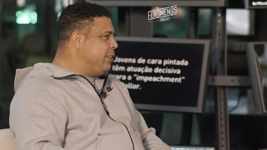 Ronaldo em episódio do "Fenômenos Podcast" - Reprodução