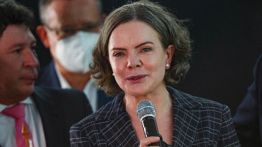 Presidente do PT, Gleisi Hoffmann, em Brasília - Adriano Machado/REUTERS