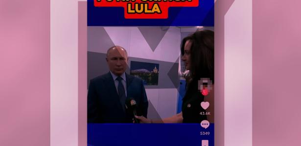 Vídeo não mostra Putin criticando Lula após encontro com Zelensky